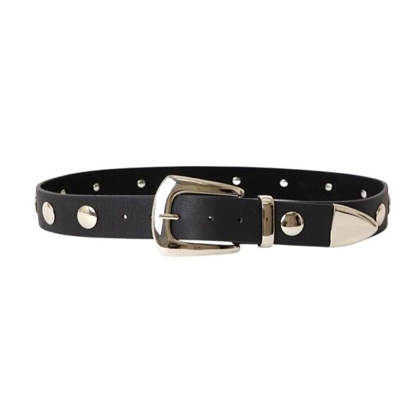 B-Low The Belt Jordana Mini Moto Belt in Black Silver main image 5